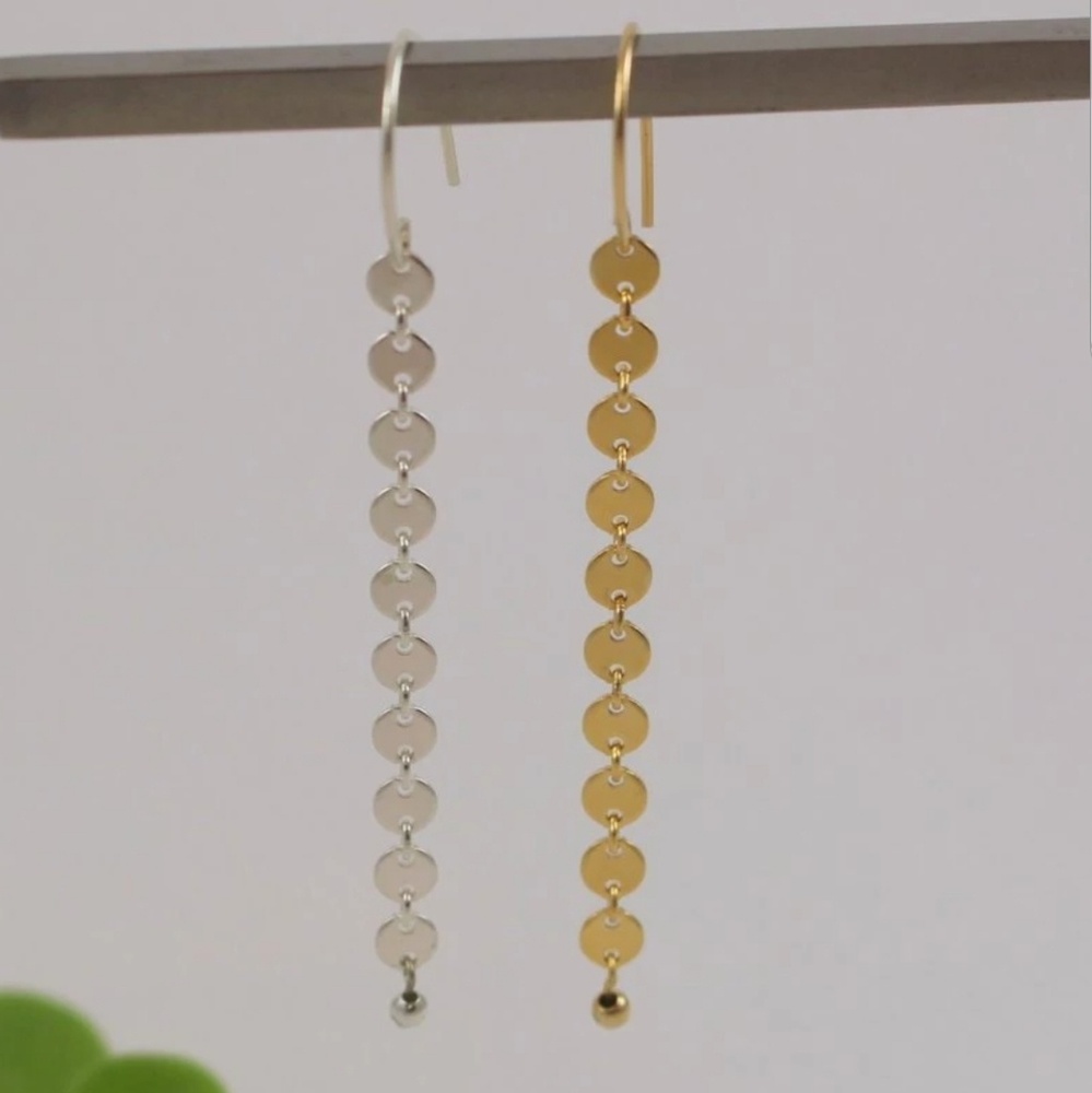 💎[3 for $15]💎 Bohemian Coin Disc Earrings - Picture 3 of 4